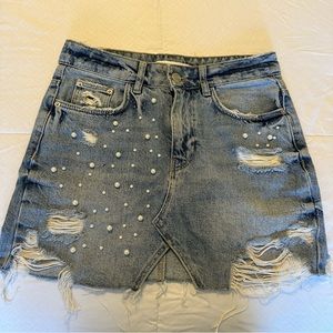 ZARA denim skirt XS